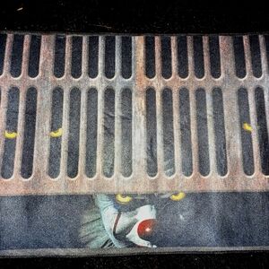 Creepy  Clown Grate Rug From Movie "It"